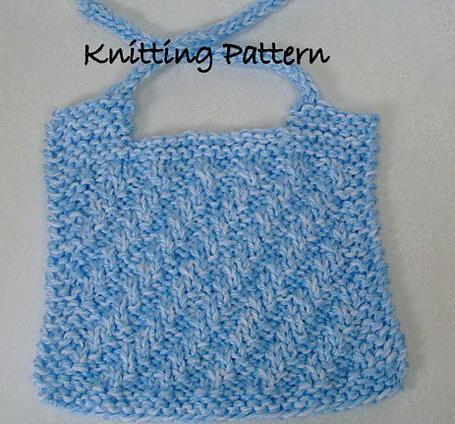 Diagonal Baby Bib