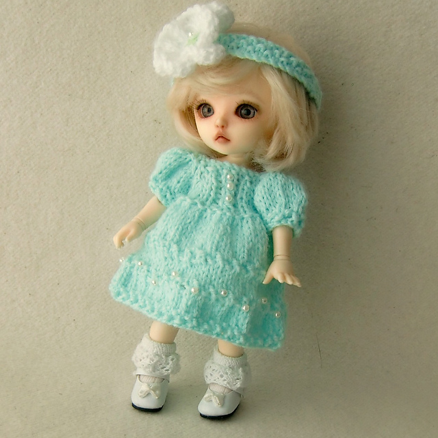 Puffy Sleeve Dress for Pukifee & Lati Yellow