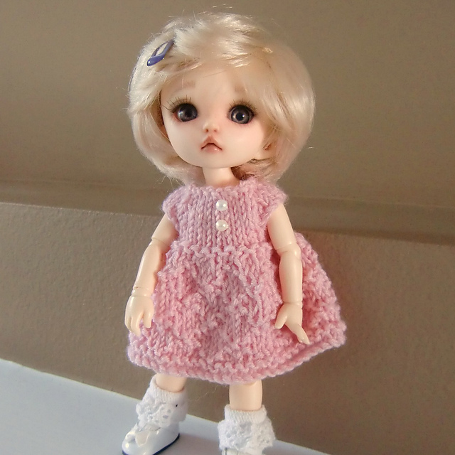 Knitted Summer Dress for Pukifee & Lati Yellow