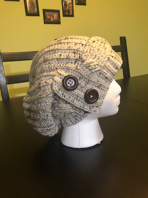Big Ribbed & Cabled Slouchy Hat