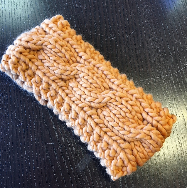 Chunky Cabled Headband