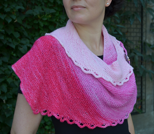 Gradient Spiral Shawl