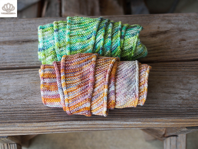 One Skein Triangle Scarf