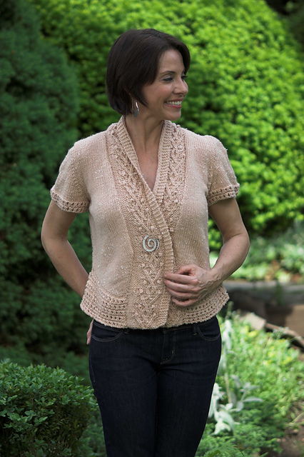 Women's Short Sleeved Cardigan