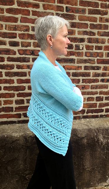 F473 Women's Draped Cardigan