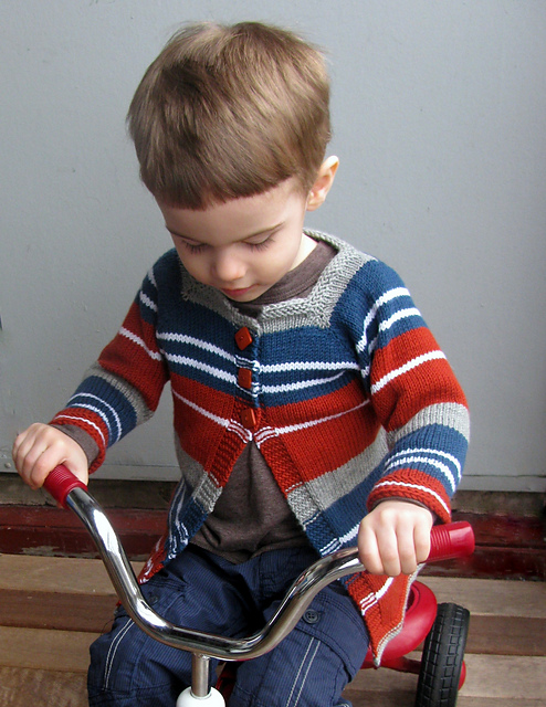 F488 Baby and Toddler Striped Cardigan