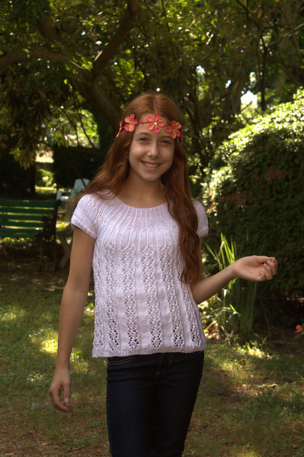 2484 Mother Daughter Short Sleeved Yoke Pullover