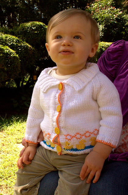 Baby Duck Fairisle Cardigan