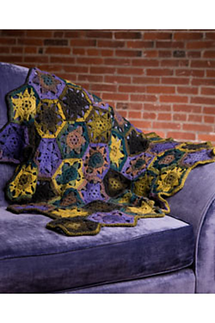 2592 Crochet Modular Throw