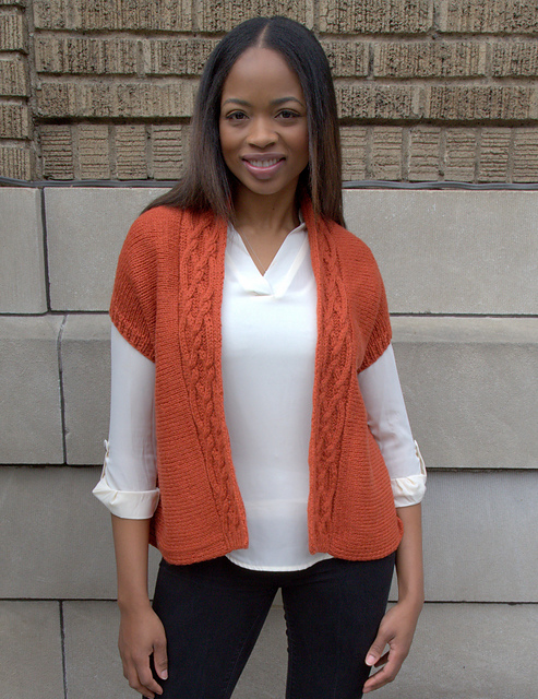 Ravelry: 2815 Vest pattern by Plymouth Yarn Design Studio