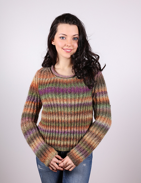 2998 Brioche Rib Pullover