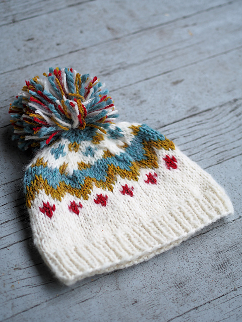 Fair Isle Bobble Hat