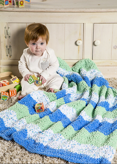 Wave Crochet Blanket
