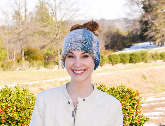 Knit Ponytail Hat
