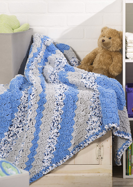 Corner to Corner Baby Blanket
