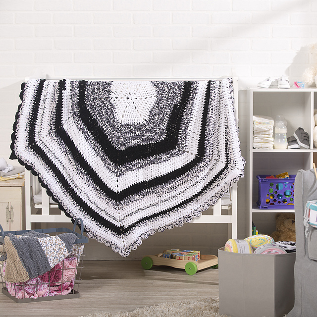 Hexagon Baby Blanket