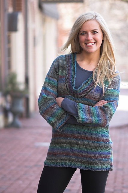 Deep Neck Pullover