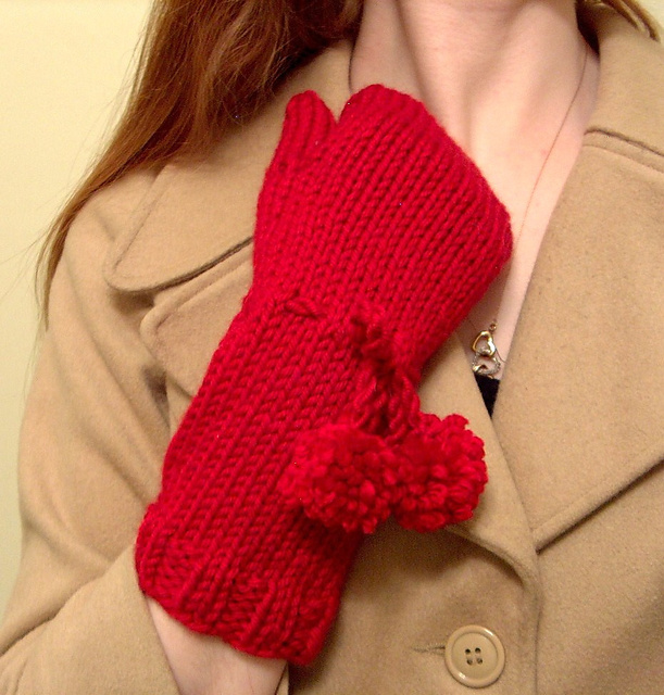 Chunky Long Mittens