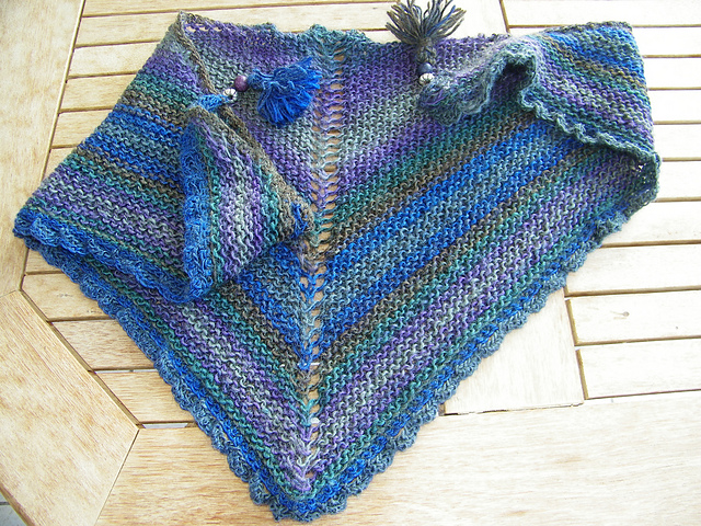 Winter Sunrise Shawl