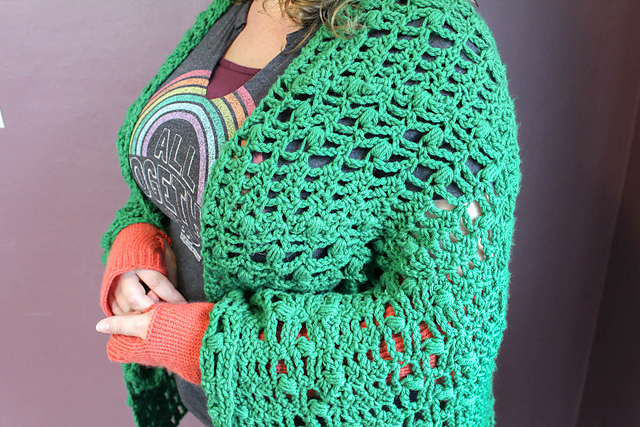 Stripes of Lace Shawl