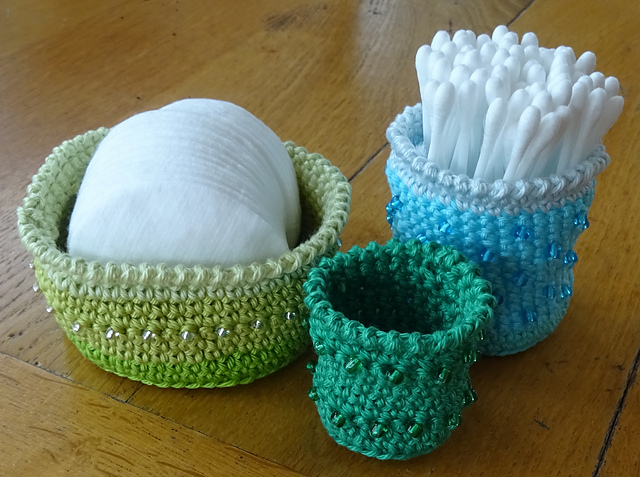 Beaded Pots