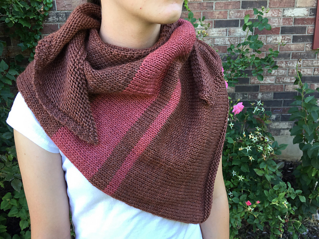 Mormon Dan Peak Shawlette
