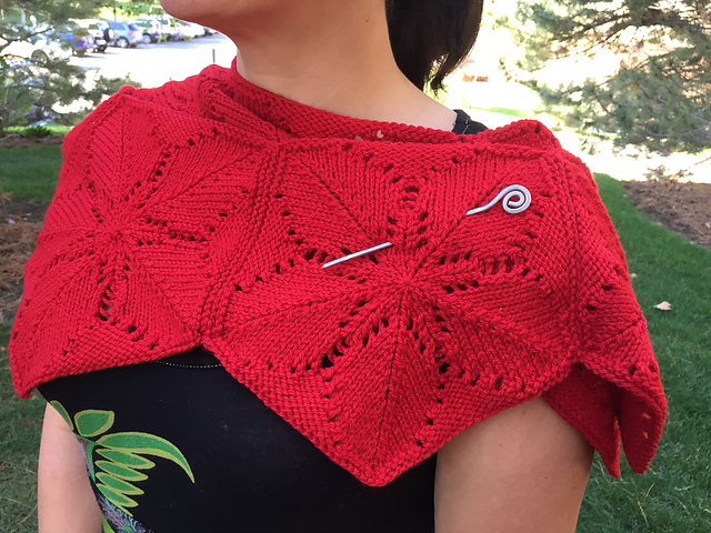 Virginia Creeper Stole