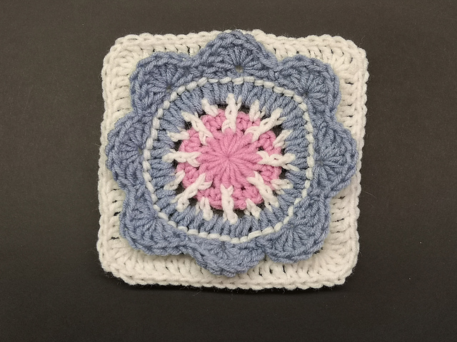 3D Flower Square X