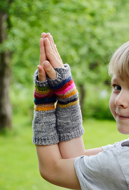 Rag Rug Mitts