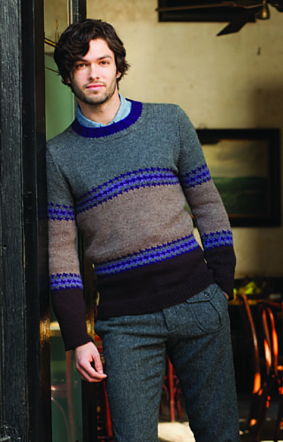 #27 Men's Color Band Pullover