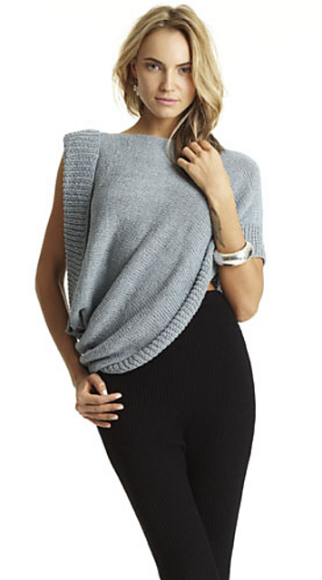 Ravelry: #16 Asymmetrical Draped Top pattern by Tom Scott