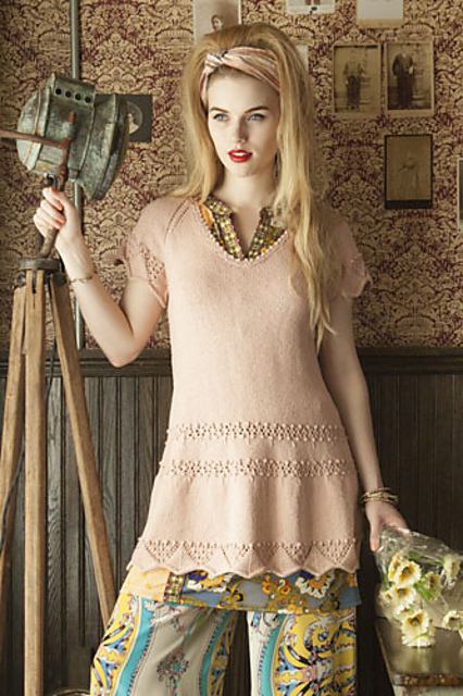 #20 Lacy Raglan Tunic