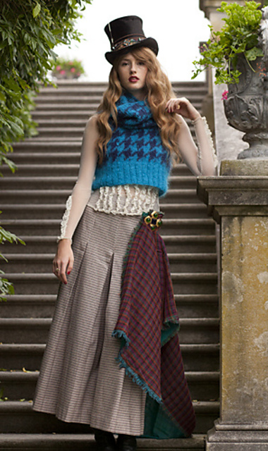 HOUNDSTOOTH COWL AND TANK