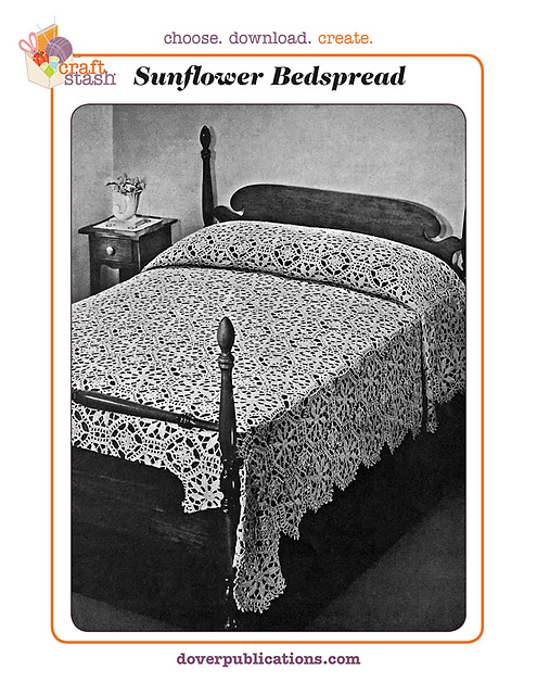 Sunflower Bedspread #4124