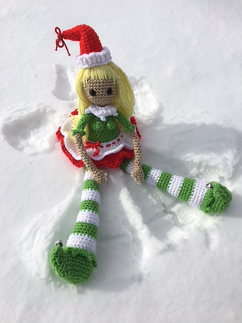 Betty the Elf Dangly Doll