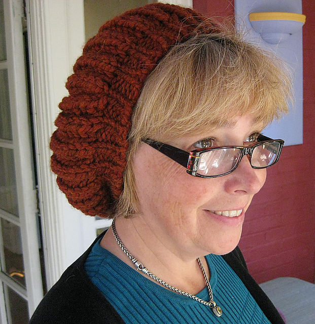 Quick Slouchy Brioche Beret