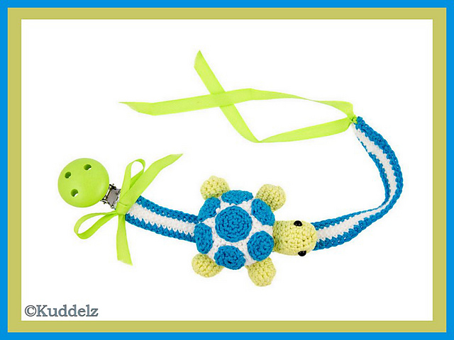 pacifier hanger turtle