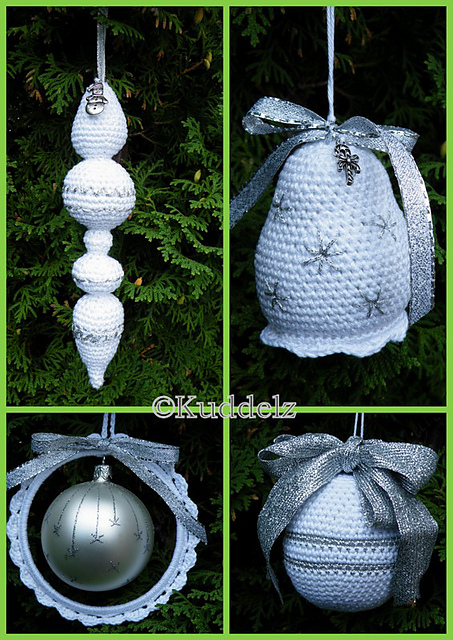 Crocheted Christmas decorations