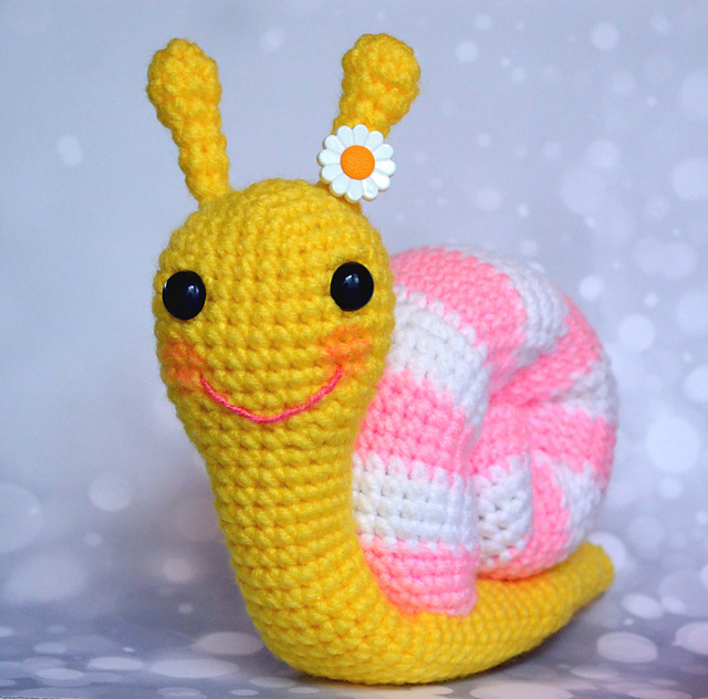 Amigurumi Snail