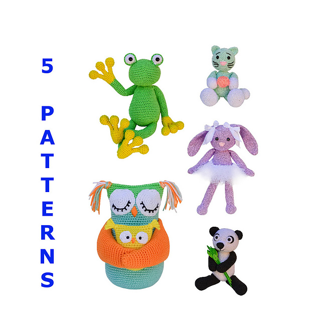 Amigurumis: 5 Toys to Crochet
