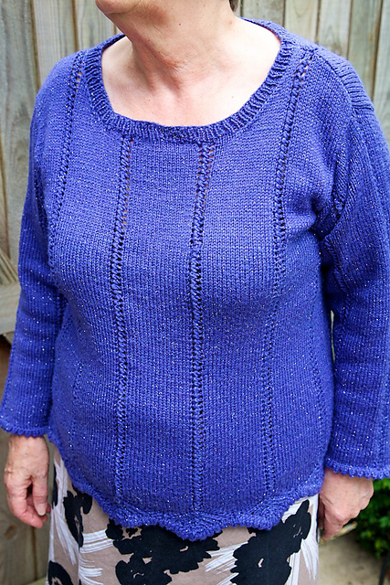 Lacy Stripe Sweater 