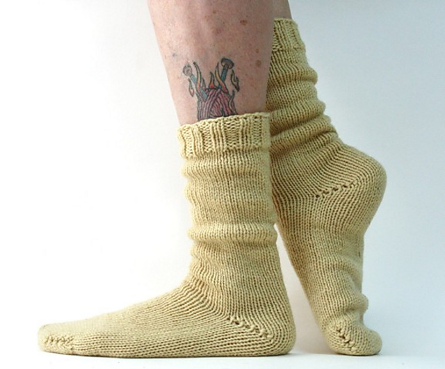 Ravelry: 2 Socks at-a-Time, Toe-Up, Magic Loop pattern by Staci Perry