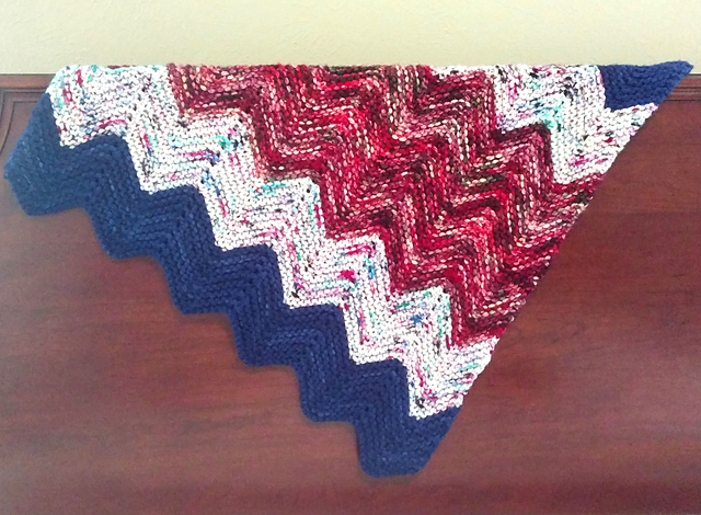 Zen Yarn Garden Chevron Baby Blanket
