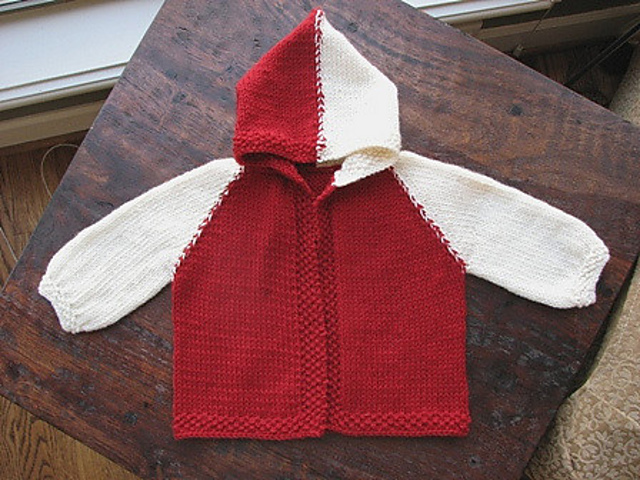 Letterman-Style Baby Cardi