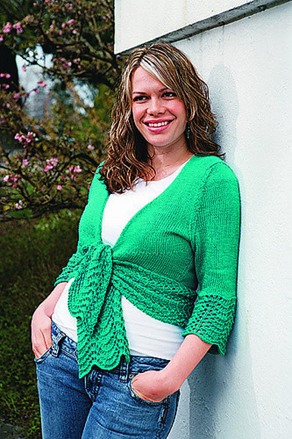 Tie Cropped Cardigan