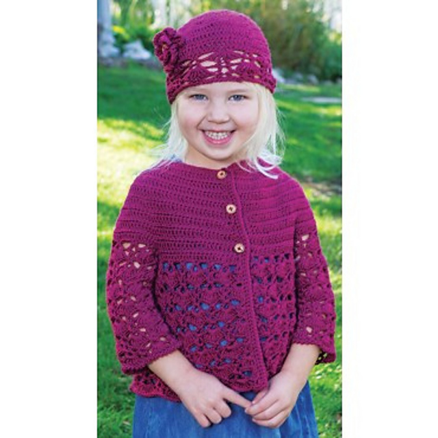 Fresh Shell Cardigan & Hat