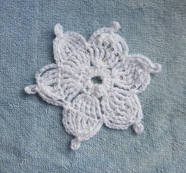 Frosty morning snowflake