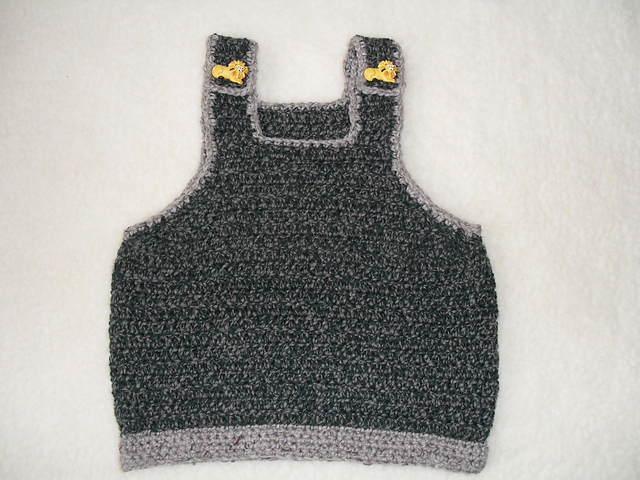 crocheted lion vest