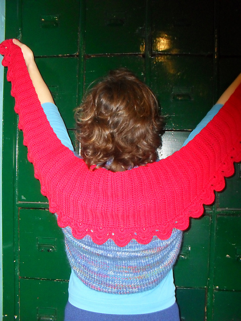 Red Moon Shawl