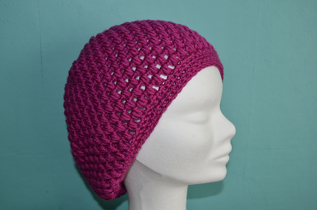 Violetta hat and beret in puff stitch